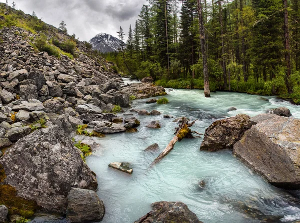 Azure Mountain river — Stock Photo, Image
