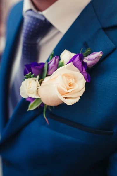 Casamento boutonniere — Fotografia de Stock