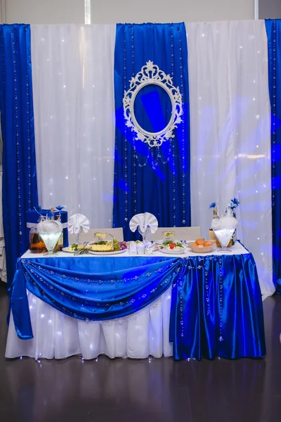 結婚式の宴会のテーブル — ストック写真