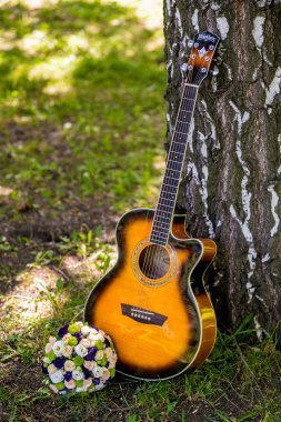 Düğün buketi gitar