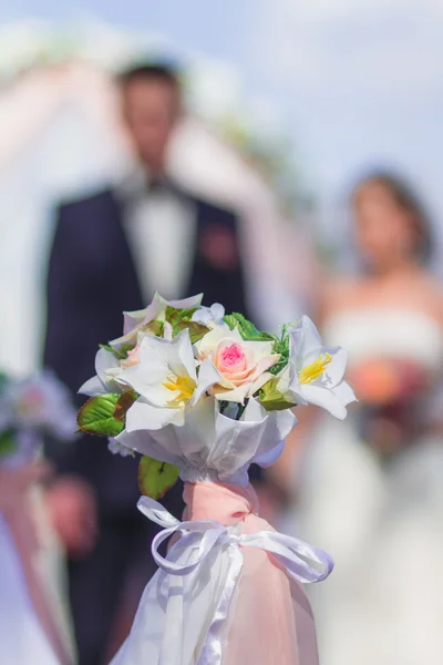 Registro de casamento, decoração — Fotografia de Stock