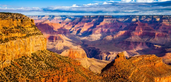 Panorama Des Grand Canyon Nationalparks Bei Sonnenaufgang — Stockfoto