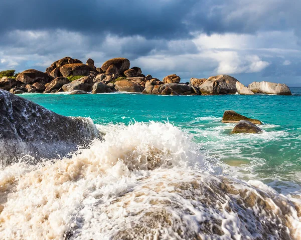 Die Bäder Virgin Gorda Britische Jungferninseln — Stockfoto