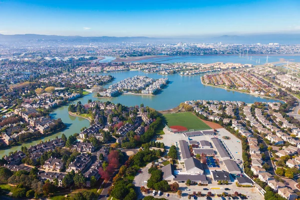 Aerial View Redwood Shores California — Stock Photo, Image