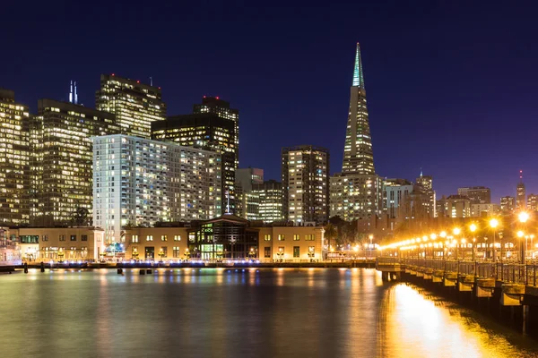 Bella San Francisco di notte — Foto Stock