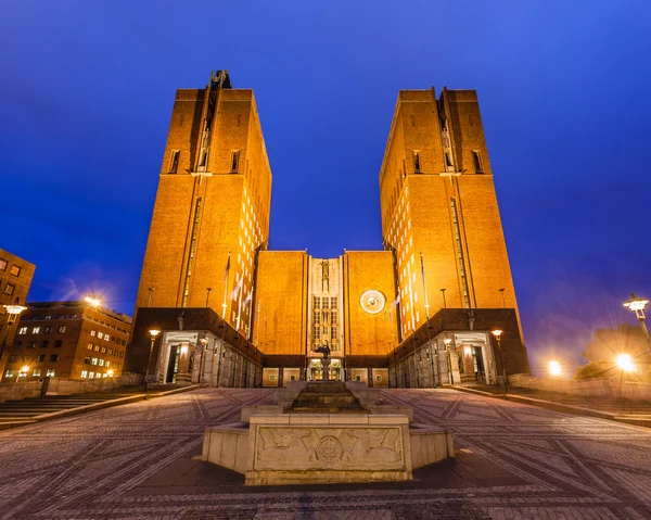 Osloer Rathaus — Stockfoto