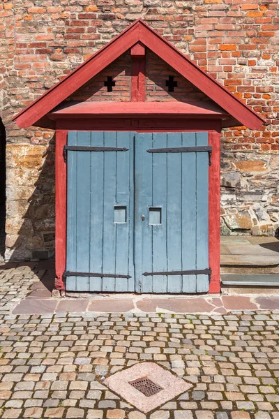 Liten struktur inuti Akershus Fort — Stockfoto