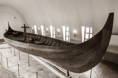 Old Viking Ship clipart