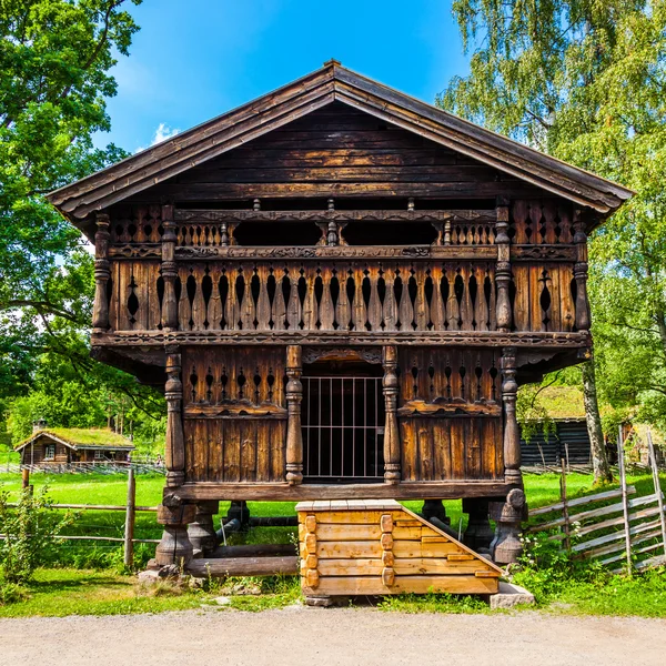 Traditional Norwegian House — Stock Photo, Image