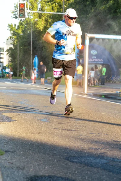 Wizz Air Katowice Meia Maratona Katowice Silésia Polónia Junho 2021 — Fotografia de Stock