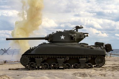 Sherman Tank clipart