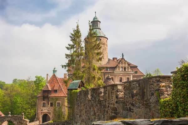 Замок Чох, Лесна, Польша — стоковое фото