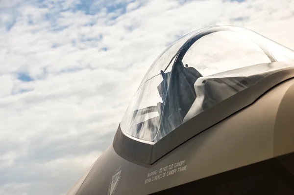 ジェット戦闘機のキャノピー — ストック写真