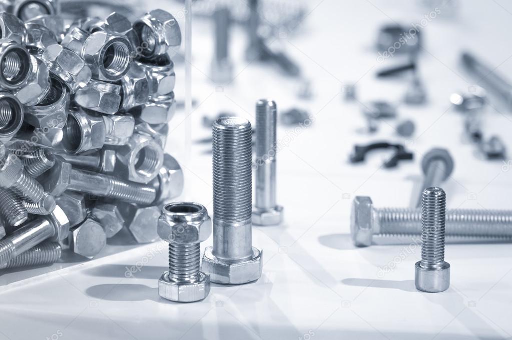 Nuts and bolts Stock Photo by ©nelsonart 117894492