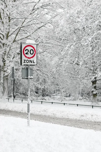 Zona de nieve — Foto de Stock