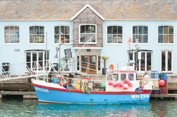 Weymouth quayside — Stockfoto