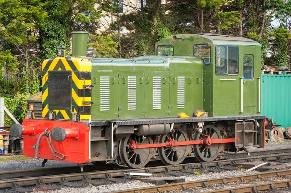 Vintage diesel locomotief — Stockfoto