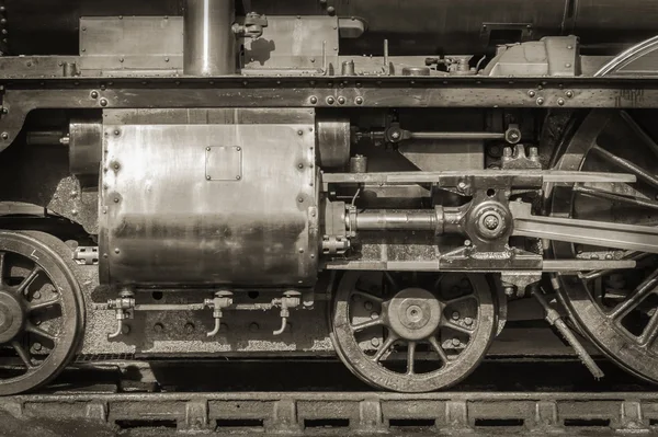 Oldtimer-Dampflokomotive — Stockfoto