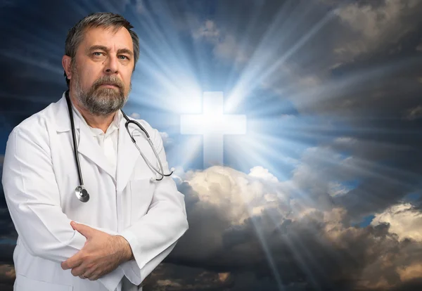 Science or religion — Stock Photo, Image