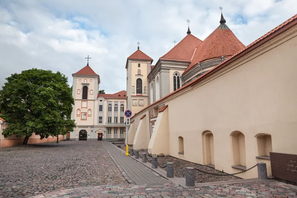 Gatorna i Kaunas gamla stadsdel — Stockfoto