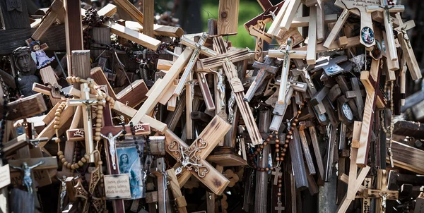 Hill of crosses — Stock Photo, Image