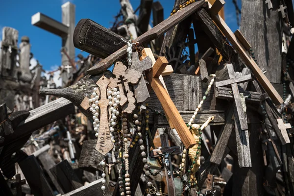 Hill of crosses — Stock Photo, Image