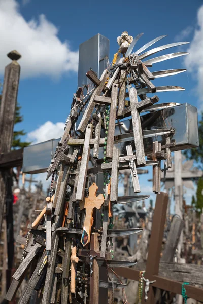 Hill of crosses — Stock Photo, Image