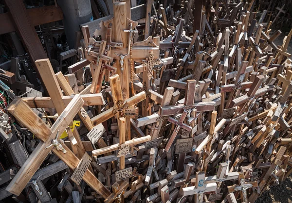 Hill of crosses — Stock Photo, Image