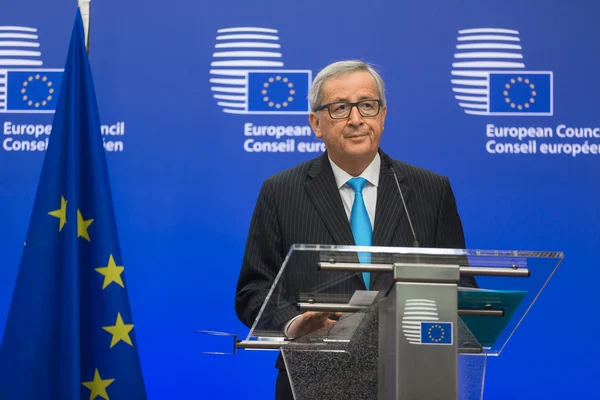 Předseda Evropské Komise Jean-Claude Juncker — Stock fotografie