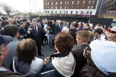 Ukrayna Poroshenko başkanı Washingt çalışma ziyareti sırasında