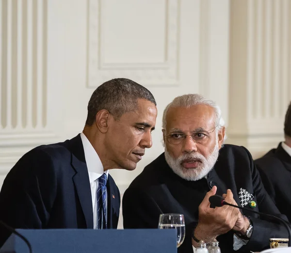 Barack Obama et Narendra Damodardas Modi — Photo