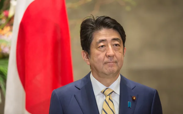 Primo ministro giapponese Shinzo Abe — Foto Stock
