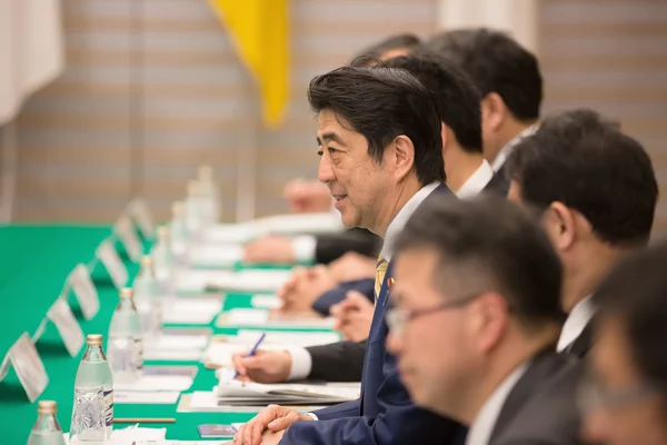 Japanese Prime Minister Shinzo Abe — Stock Photo, Image