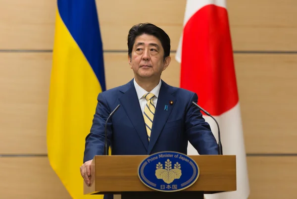 Japanese Prime Minister Shinzo Abe — Stock Photo, Image