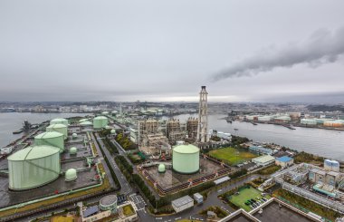 Yokohama Isogo thermal power plant clipart