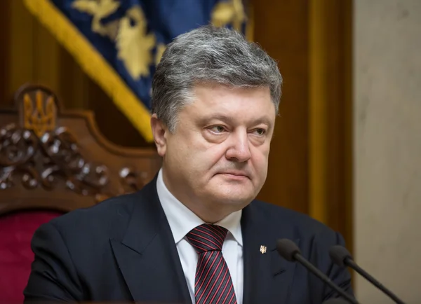 Presidente de Ucrania Petro Poroshenko — Foto de Stock