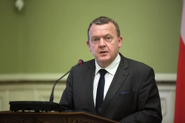 Premier ministre du Royaume de Danemark Lars Lokke Rasmussen — Photo