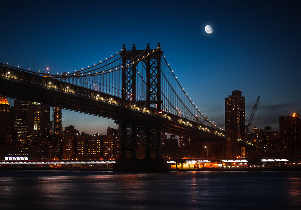 Moon over Manhattan