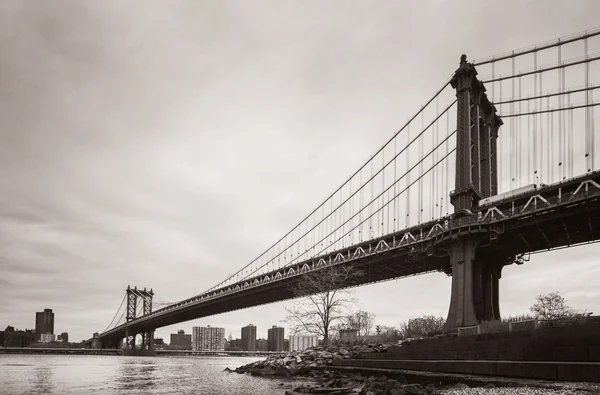 Manhattan Bridge, Nueva York, EE.UU. — Foto de Stock