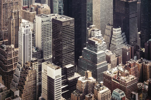 Nova Iorque paisagem urbana aves vista para os olhos — Fotografia de Stock