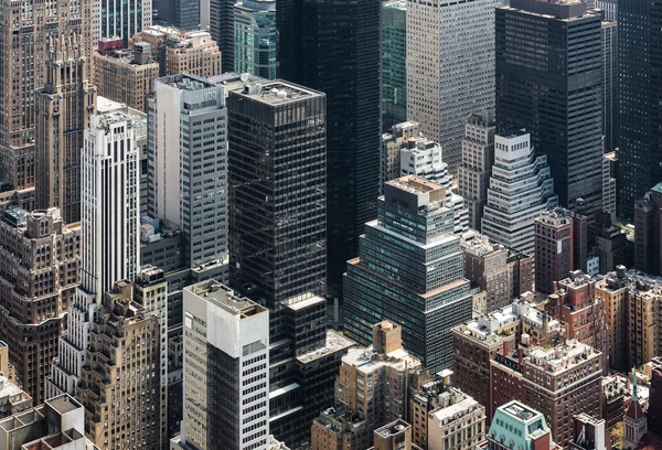 New York cityscape birds eye view — Stock Photo, Image