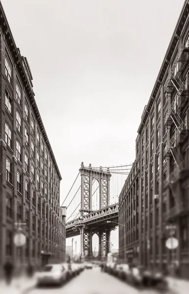 Manhattan Bridge, New York, USA — Stock Photo, Image