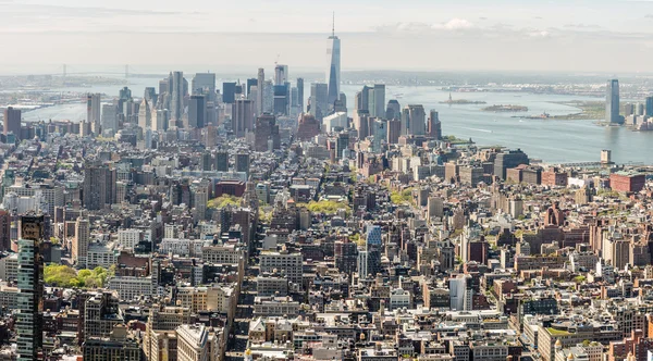 Manhattan viewed from Empire State Building — Stock Photo, Image