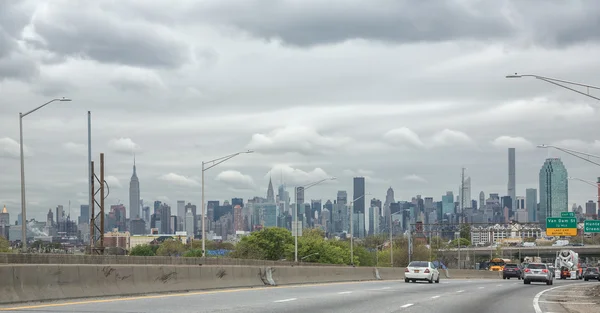 Panorama de la ciudad de Nueva York tomado de Queens —  Fotos de Stock