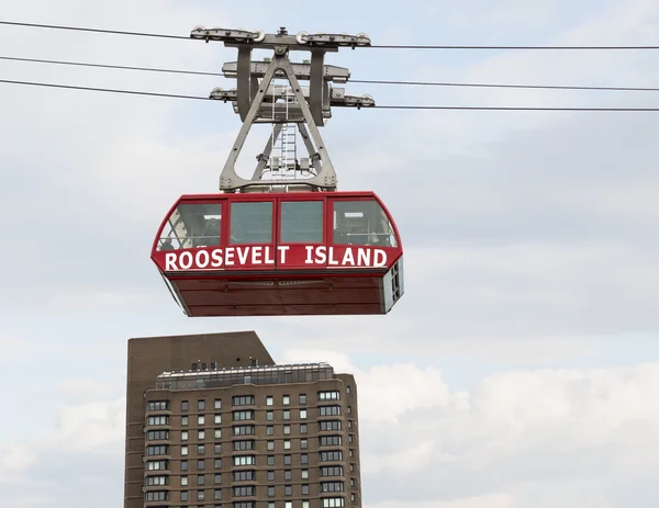 Roosevelt Adası tramvay teleferik — Stok fotoğraf
