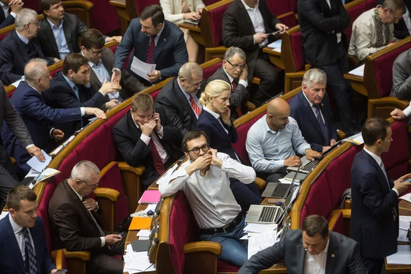 Sessão da Verkhovna Rada da Ucrânia — Fotografia de Stock