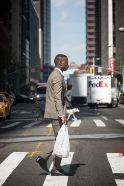 Manhattan sokak sahnesi