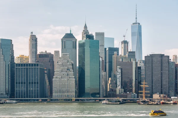 De skyline van Manhattan, new york city — Stockfoto