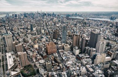 New York'un Manhattan midtown görünümü