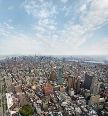 New York'un Manhattan midtown görünümü
